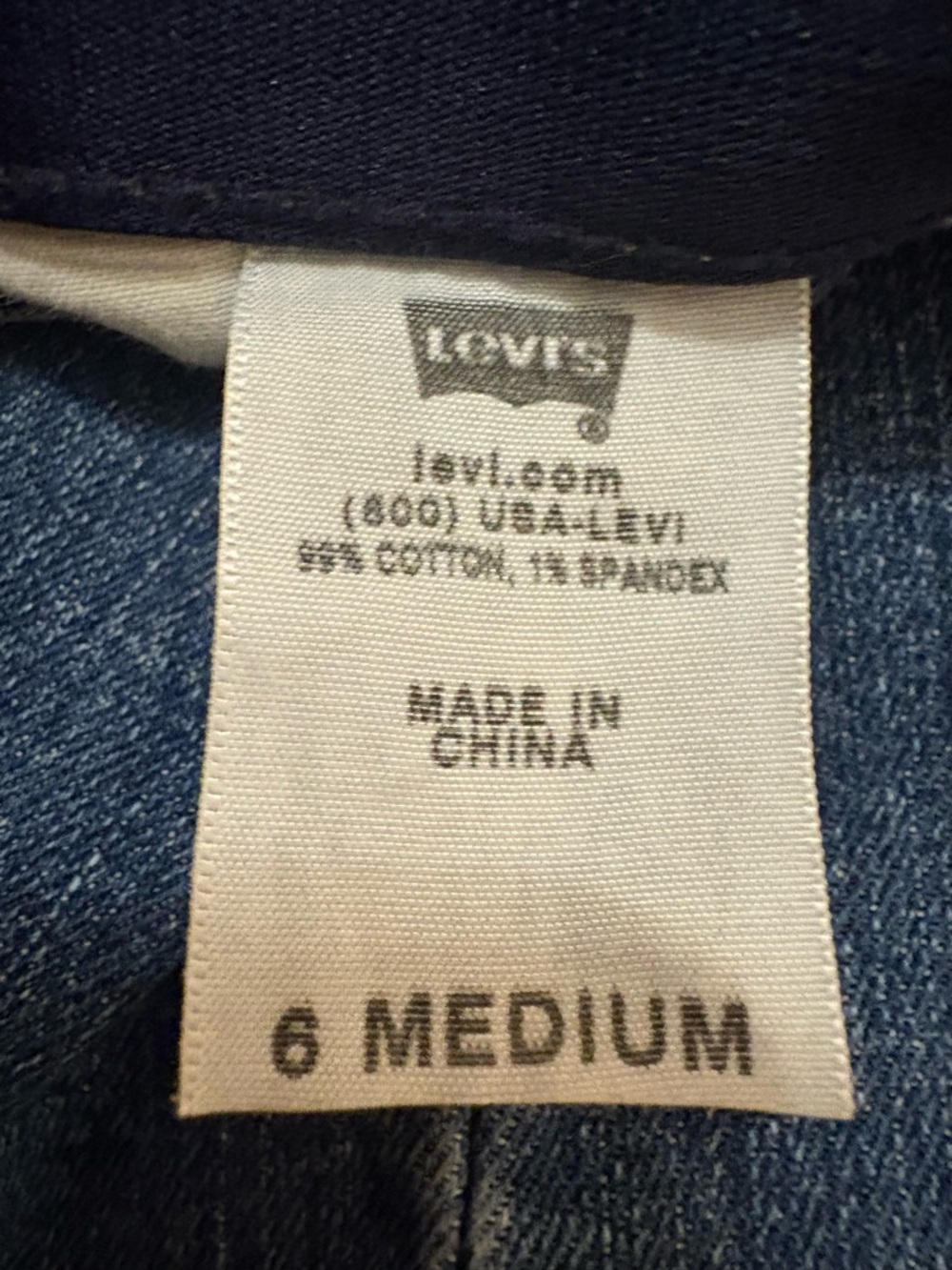 Levi’s 525 Perfect Waist Women’s Straight Leg Jeans Size 6. - Picture 6 of 7